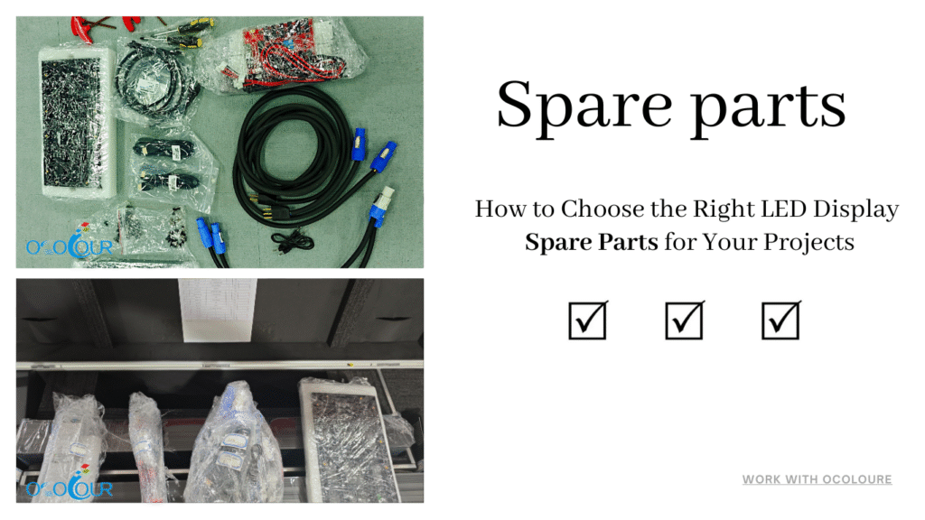 Led display spare parts