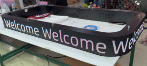 Curved LED Ring Display