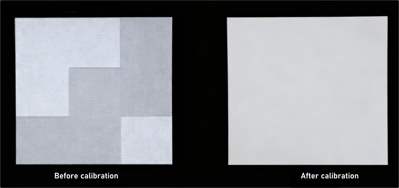LED screen module batch mixing risks comparison - uneven brightness vs consistent display, LED video wall batch consistency issues
